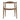 เก้าอี้ทานอาหาร [EH] Corah Dining Chair White (Walnut Frame)